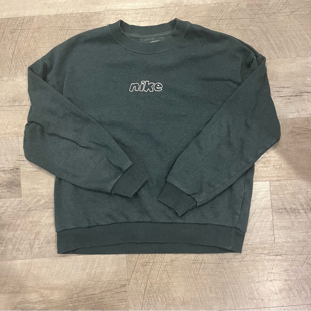 Green American Eagle Nike Crewneck XS